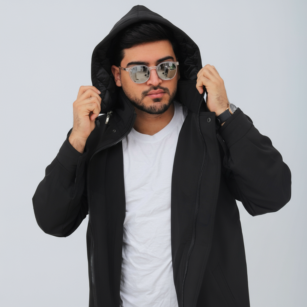 Manteau Pour Homme Avec Capuche View 3