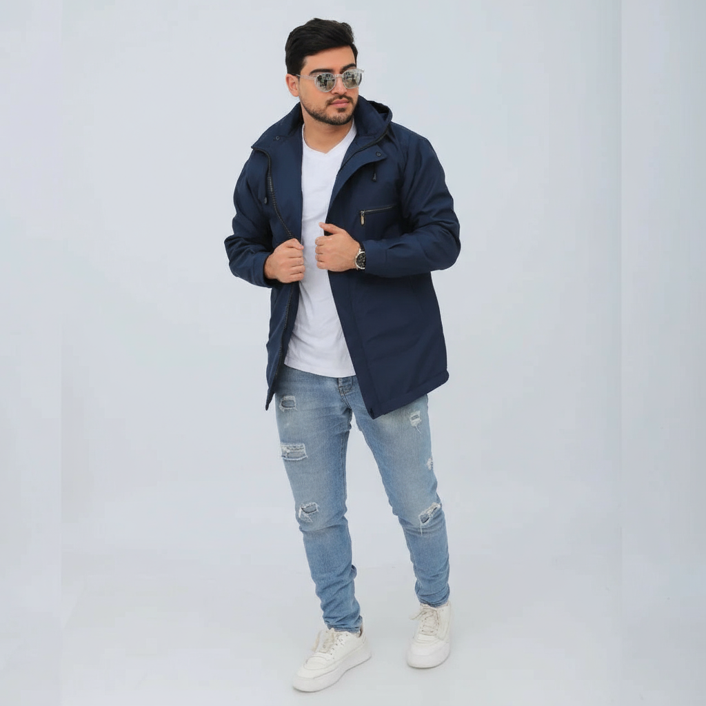 Manteau Pour Homme Avec Capuche View 11